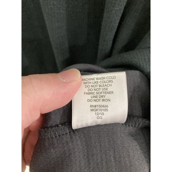 Men's 01.ALGO UV SPF 40 Moisture Wicking Performance Shirt LS Black Size XXL 2XL - Picture 6 of 7